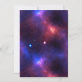 Nebula Birthday Einladung (Rückseite)