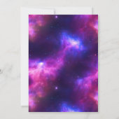 Nebula Birthday Einladung (Rückseite)