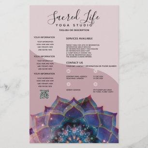 Nebula Bloom   Mandala Flyer