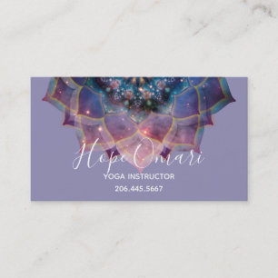 Nebula Bloom   Mandala Visitenkarte