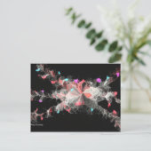 Nebula-Blume Postkarte (Stehend Vorderseite)
