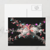 Nebula-Blume Postkarte (Vorne/Hinten)