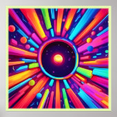 Nebula Burst: Kosmisches Kaleidoskop Poster (Vorne)