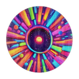 Nebula Burst: Kosmisches Kaleidoskop Schneidebrett