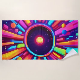 Nebula Burst: Kosmisches Kaleidoskop Strandtuch