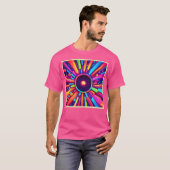 Nebula Burst: Kosmisches Kaleidoskop T-Shirt (Vorne ganz)