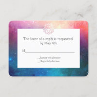 Nebula & Chakra Rsvp Card