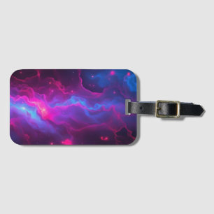 Nebula Design kosmische Abstrakte Kunst Gepäckanhänger