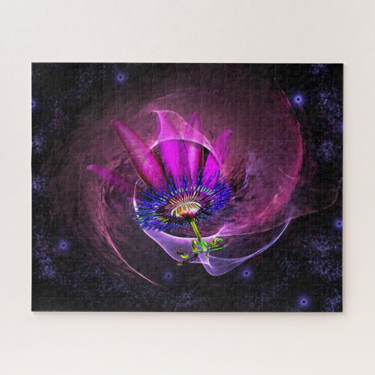 Nebula Design mit Passion-Blume Puzzle (Horizontal)