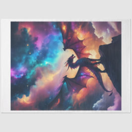 Nebula Dragon Seidenpapier