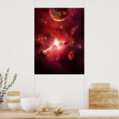 Nebula Dream Poster (Küche)