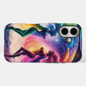 Nebula Dreams Fantasy Cosmic Rainbow Lovers Case-Mate iPhone Hülle (Rückseite (Horizontal))