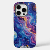 Nebula-Embrace: Kosmischer Ozean Case-Mate iPhone Hülle (Rückseite)