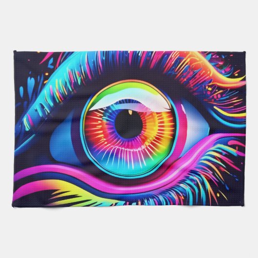 Nebula Eye Art Geschirrtuch (Horizontal)