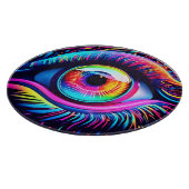 Nebula Eye Art Schneidebrett (Ecke)