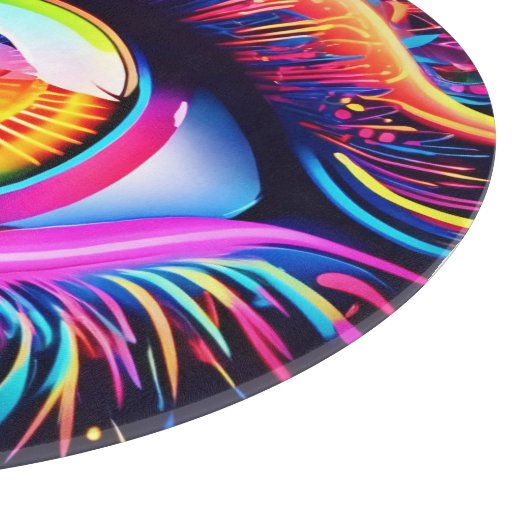 Nebula Eye Art Schneidebrett (Ecke)