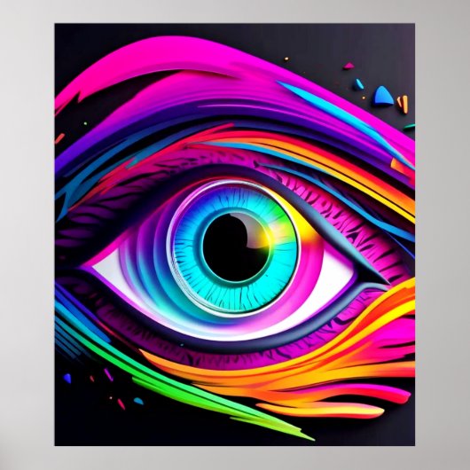 Nebula Eye Design Poster (Vorne)