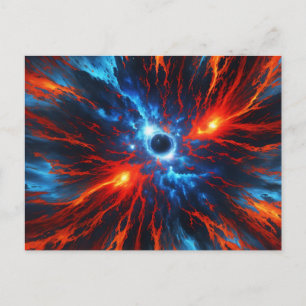 Nebula Fiery Vortex Postkarte