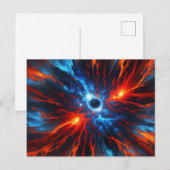 Nebula Fiery Vortex Postkarte (Vorne/Hinten)