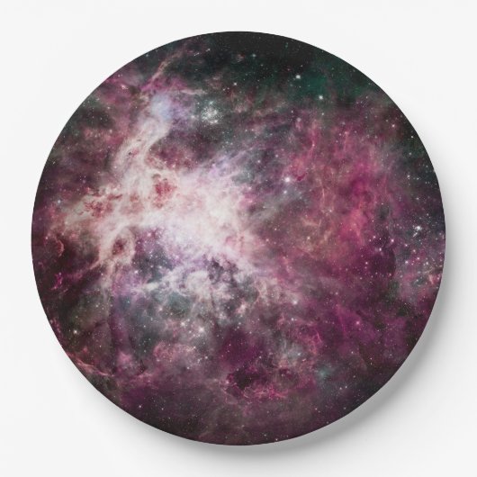 Nebula-Formation im Weltraum Pappteller (Vorderseite)