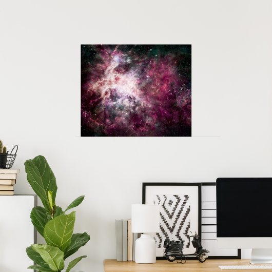 Nebula-Formation im Weltraum Poster (Heimbüro)