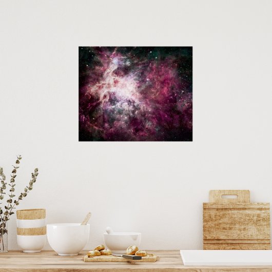 Nebula-Formation im Weltraum Poster (Küche)