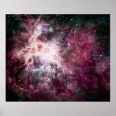 Nebula-Formation im Weltraum Poster (Vorne)