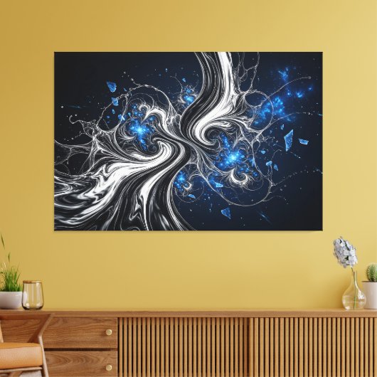 Nebula Fractalis Leinwanddruck (Insitu (Wohnzimmer))