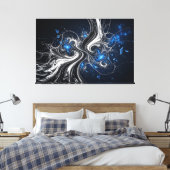 Nebula Fractalis Leinwanddruck (Insitu (Schlafzimmer))