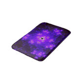 Nebula Fraktal Bath Mat Badematte (Schrägansicht)