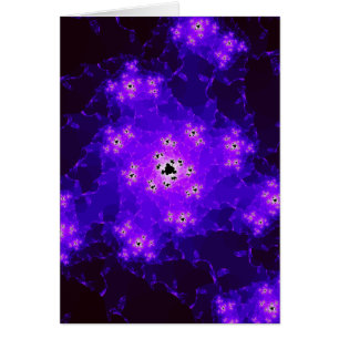 Nebula-Fraktal-Blankenkarte