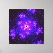 Nebula Fraktal Canvas Print Leinwanddruck (Vorderseite)