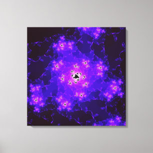 Nebula Fraktal Canvas Print Leinwanddruck