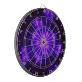 Nebula Fraktal Dartboard Dartscheibe (Vorderseite Links)
