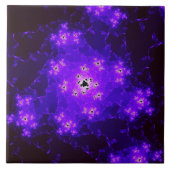 Nebula Fraktal Keramik Tile Fliese (Vorderseite)