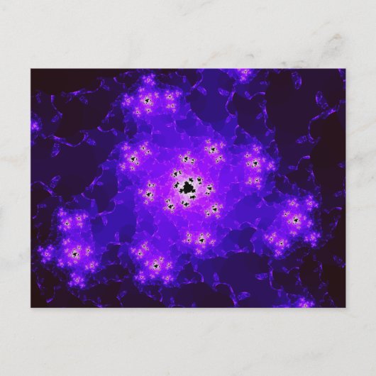 Nebula Fraktal Postkarte (Vorderseite)