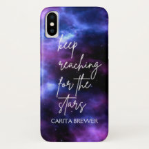 Nebula Galaxy Inspirational iPhone X Fall