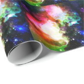Nebula Galaxy Rainbow Geschenkpapier (Rolleneckpunkt)