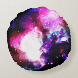 Nebula Galaxy Rundes Kissen