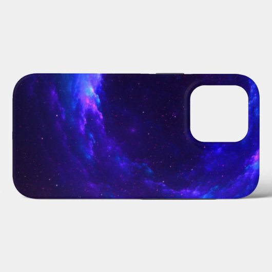Nebula Gas Cloud Ring Blau und Lila Case-Mate iPhone Hülle (Rückseite (Horizontal))