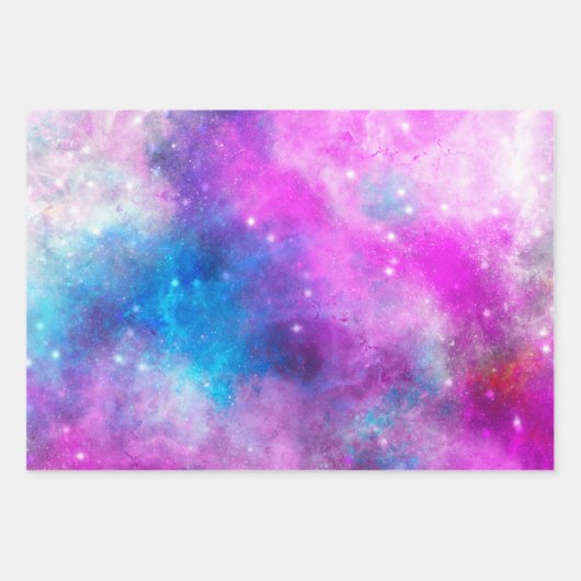 Nebula Geschenkpapier Set (Vorderseite)