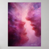 Nebula-Herzen Poster (Vorne)