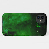 Nebula in Alien Green iPhone 5 Fall Case-Mate iPhone Hülle (Rückseite (Horizontal))