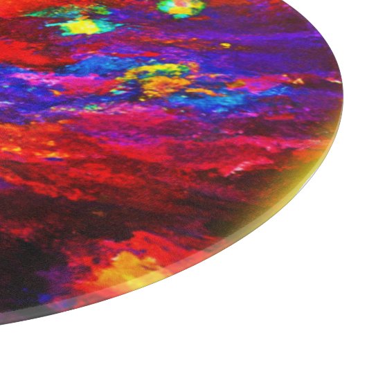 Nebula in unserem Universum Gemälde. Jetzt kaufen Schneidebrett (Ecke)