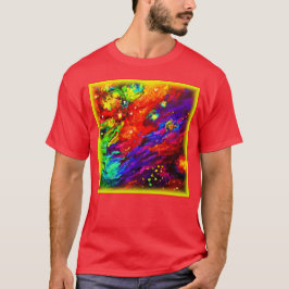 Nebula in unserem Universum Gemälde. Jetzt kaufen T-Shirt