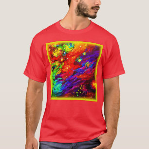 Nebula in unserem Universum Gemälde. Jetzt kaufen T-Shirt