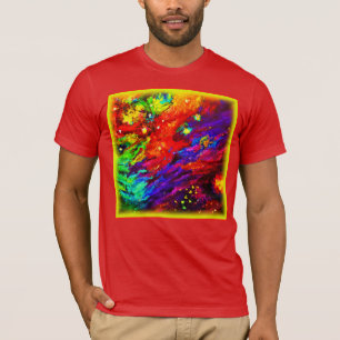 Nebula in unserem Universum Gemälde. Jetzt kaufen T-Shirt