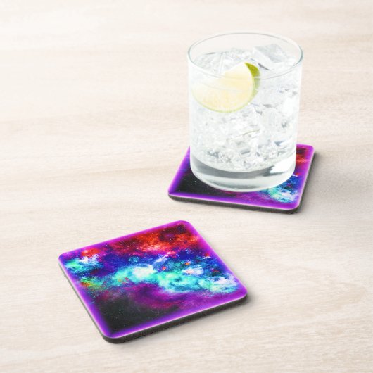 Nebula ist ein künstlerisches Design. Jetzt kaufen Getränkeuntersetzer (Rechte Seite)