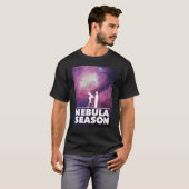 Nebula Jahreszeit Der Schwarze T - Shirt der Männe (Vorne ganz)