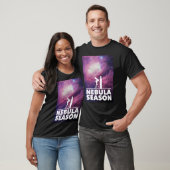 Nebula Jahreszeit Der Schwarze T - Shirt der Männe (Unisex)